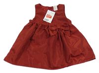 Nové - vínové slavnostní šaty s mašlí H&M