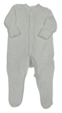 Bílý froté overal Mothercare