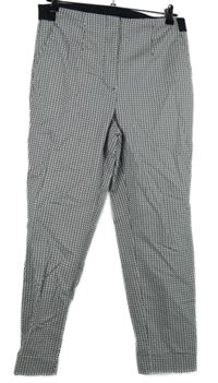 Dámské černo-bílé vzorované kalhoty M&S