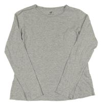 Šedé triko H&M