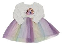 Bílo-barevné bavlněno/tylové šaty s Encanto H&M