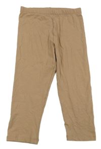 Béžové crop legíny H&M