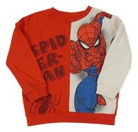 Červeno-bílá mikina se Spider-manem Marvel