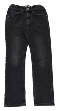 Antracitové teplákové skinny fit rifle H&M