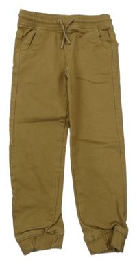 Hnědé cuff teplákové rifle Denim Co.