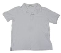 Bílé polo tričko H&M