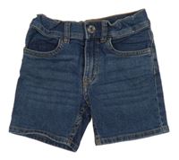 Modré riflové elastické kraťasy Denim Co.