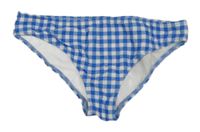 Modro-bílé kostkované plavkové kalhotky Calzedonia