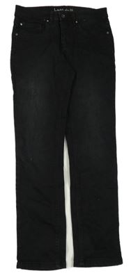 Černé slim fit rifle 