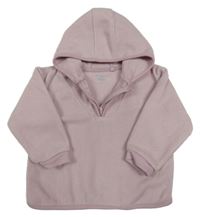 Starorůžová fleecová mikina s kapucí Primark