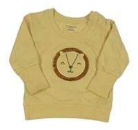 Žlutá mikina se lvíčkem PRIMARK