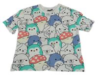 Bílé tričko se Squishmallows