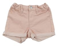 Světlerůžové riflové kraťasy H&M