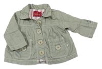 Khaki plátěná podzimní parka Chipie