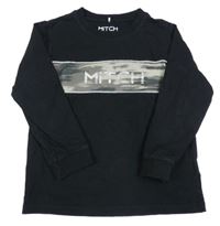 Černo-šedé mikinotriko se vzorem Mitch