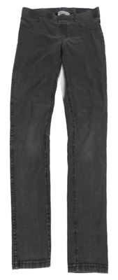 Šedé tregíny riflového vzhledu H&M