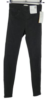 Nové - Dámské šedé džegíny H&M