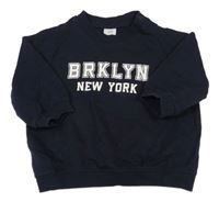 Černá mikina s nápisy H&M