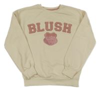 Pudrová mikina s Blush Geoge 