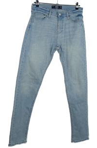 Dámské světlemodré skinny rifle Hollister vel. 29/32