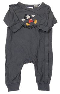 Tmavošedý overal s Mickeym H&M