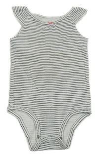 Bílo-černé srdíčkované body Carter´s 