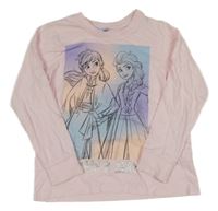 Světlerůžové triko s Frozen Matalan