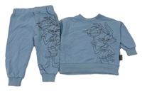 2Set - Modrošedá mikina s Bugs Bunnym + tepláky