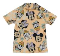 Oranžové UV tričko s Minnie a přáteli Next