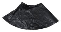 Černá koženková sukně H&M