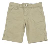 Béžové plátěné chino kraťasy Denim Co