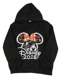 Černá mikina s Minnie a kapucí shein