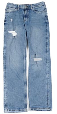 Světlemodré slim rifle s prošoupáním H&M