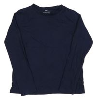 Tmavomodré triko H&M
