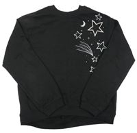 Černá mikina s noční oblohou H&M