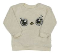 Smetanová chlupatá mikina s očima - Harry Potter H&M
