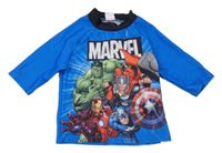 Modré UV tričko se superhrdiny Marvel