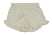 Bílé melírované kraťasy s volánky PRIMARK