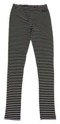 Černo-bílé pruhované legíny Tumble 'N Dry