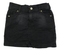 Černá riflová sukně A denim story