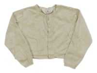 Smetanové propínací svetrové bolérko H&M