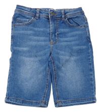 Modré skinny riflové kraťasy Denim Co.