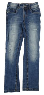 Modré skinny rifle s prošoupáním Chapter Young