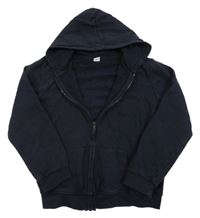 Tmavomodrá propínací mikina s kapucí River Island