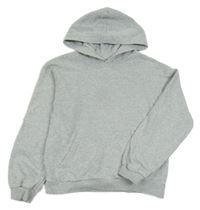 Světlešedá mikina s kapucí H&M