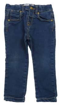 Tmavomodré skinny rifle Zara