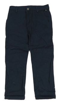 Modré plátěné chino kalhoty Volcom