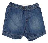 Modré lehké riflové jogger kraťasy H&M