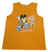 Okrové tílko s Mickeym 