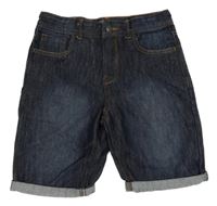 Tmavomodré riflové kraťasy Denim Co.